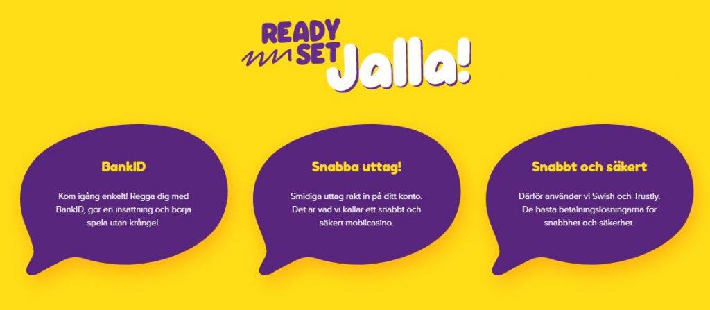 Jalla Casino fördelar