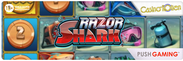 Razor-Shark-Spelautomat-Push-Gaming-Casino-kollen