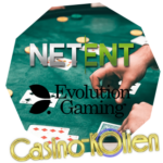Spel från NetEnt & Evolution Gaming