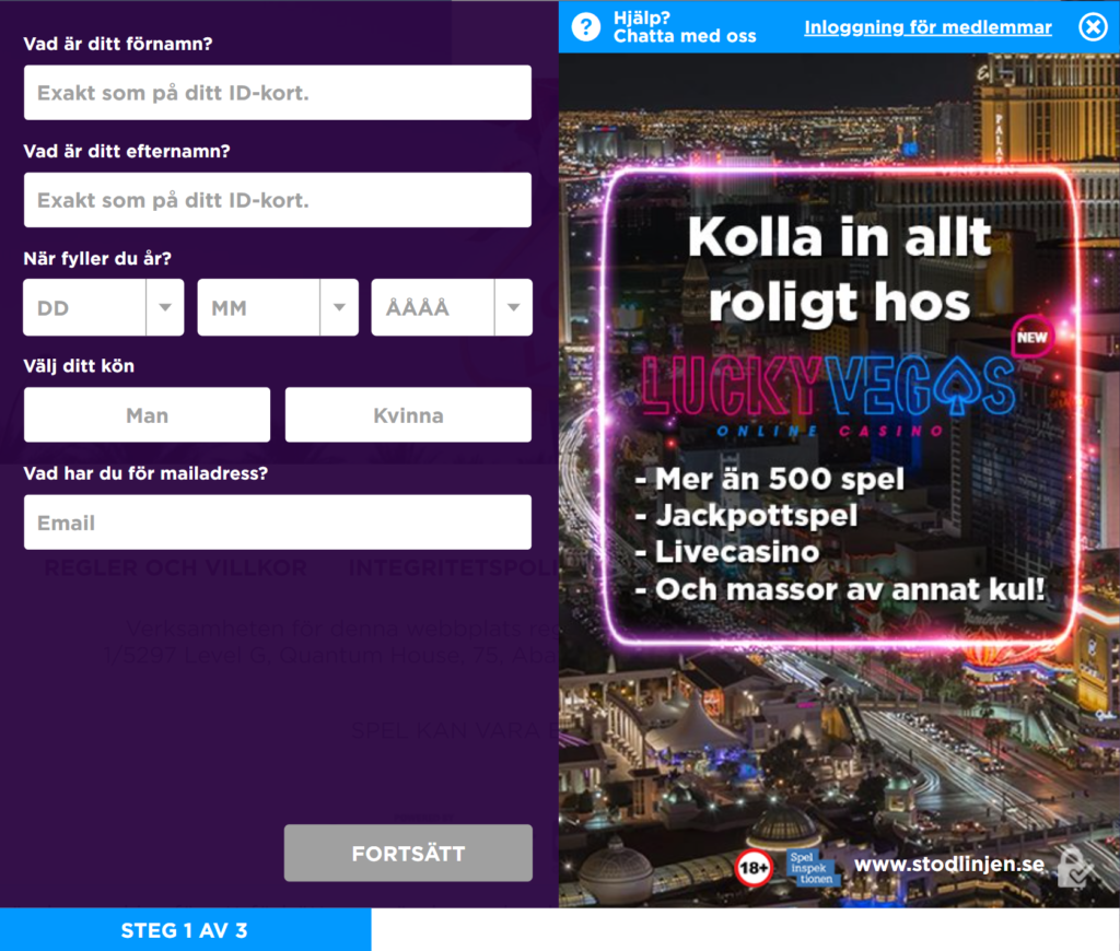 luckyvegas-registrering-casino-kollen